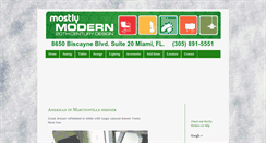 Desktop Screenshot of mostlymodernfl.com